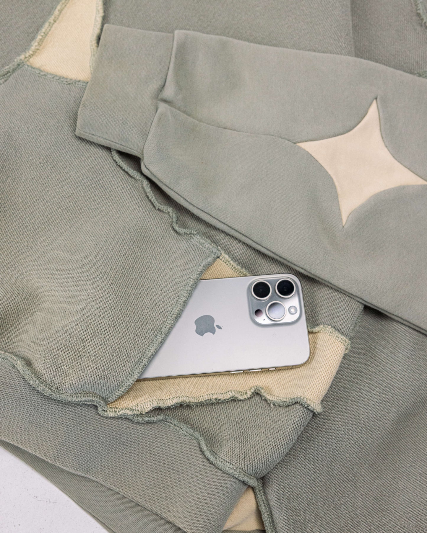 Commons Reversible 'Star' Hoodie Sage