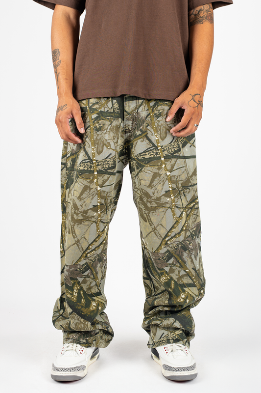 Rebel Minds Baggy Camo Jeans